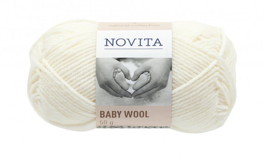 Novita Baby Wool 011 valkoinen