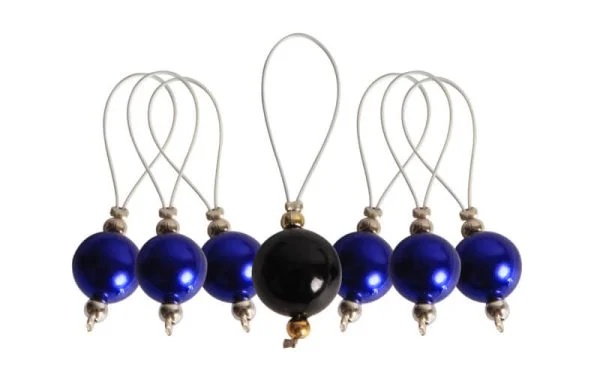 Silmukkamerkit Playful Beads Bluebell