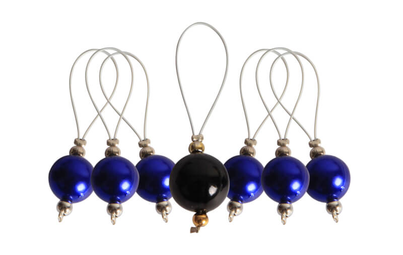 Silmukkamerkit Playful Beads Bluebell