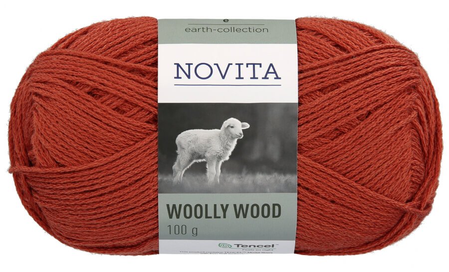 Novita Woolly Wood 281 ruska